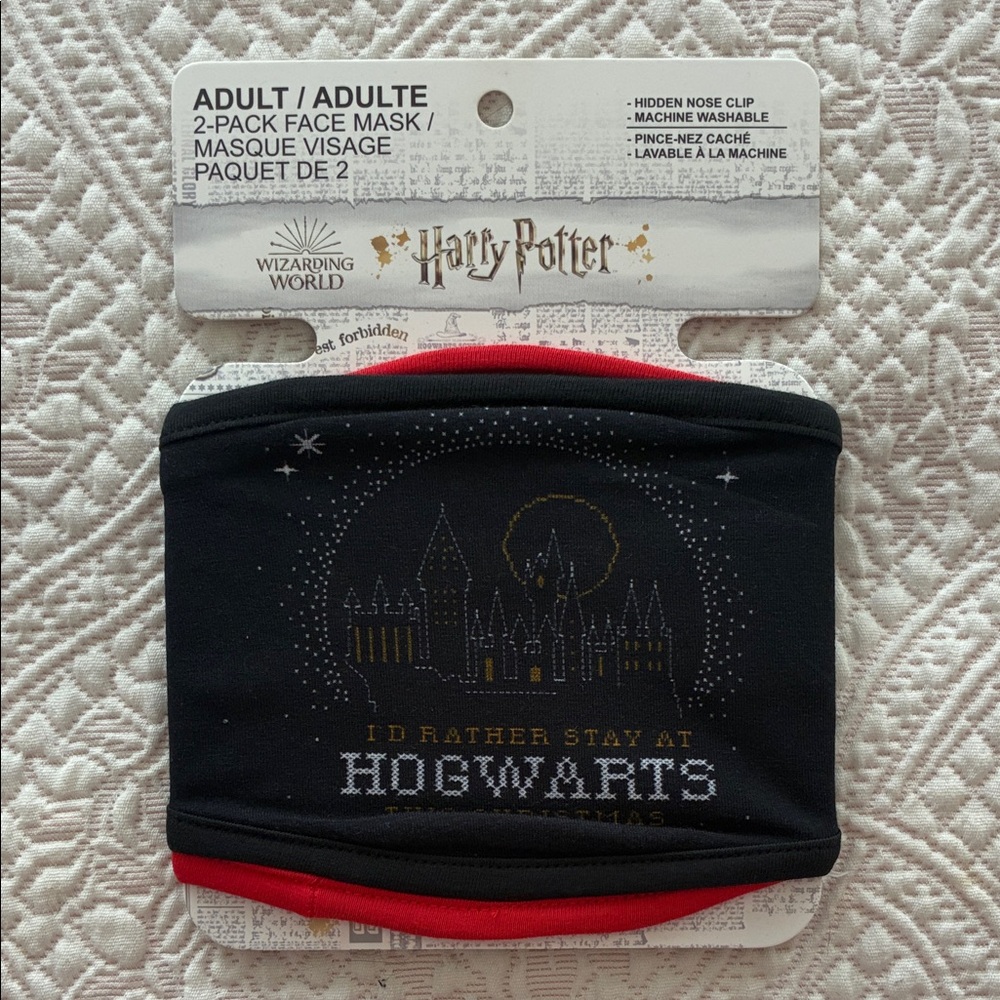 Two Harry Potter Face Masks